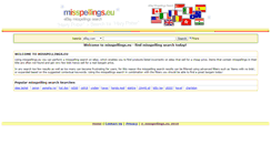 Desktop Screenshot of misspellings.eu